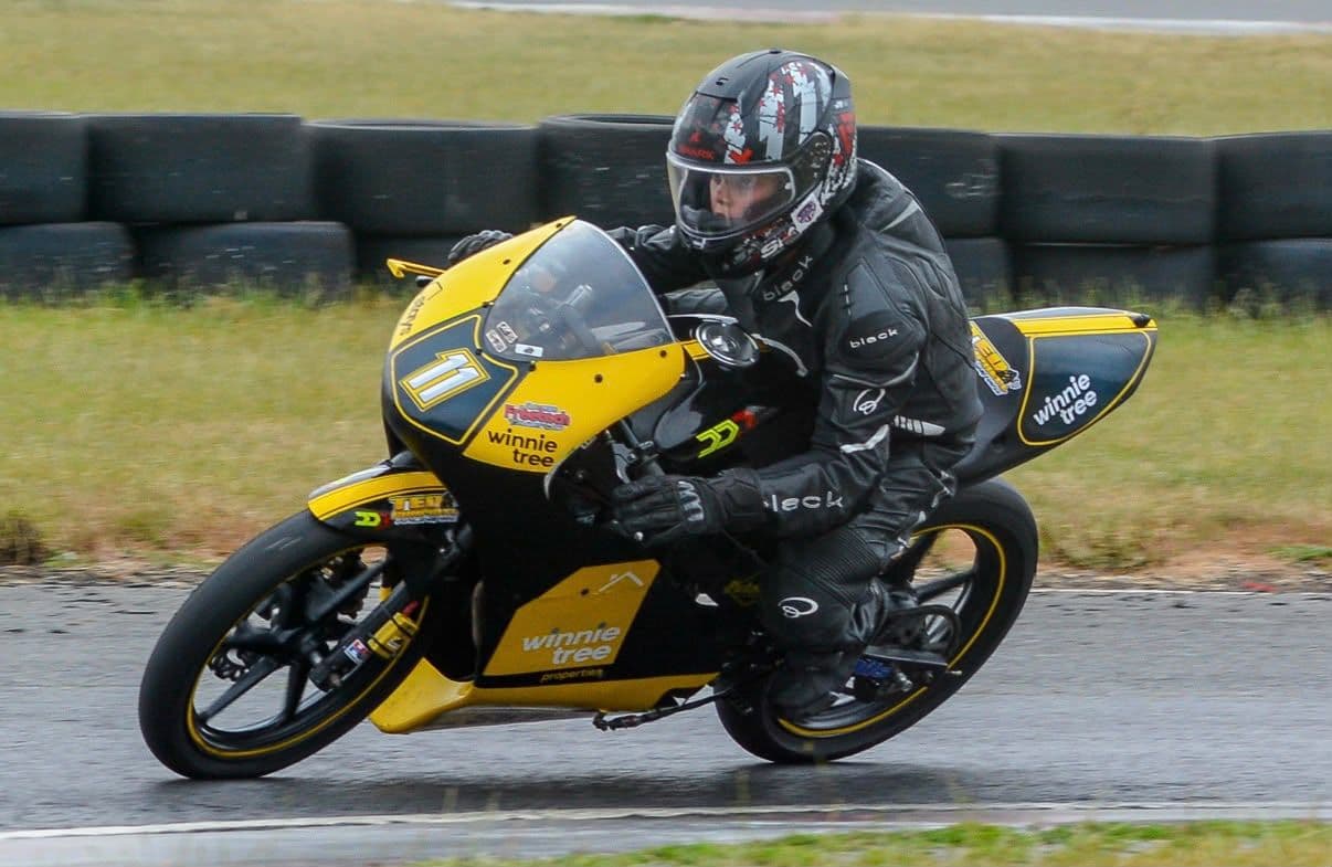 Ted racing the #11